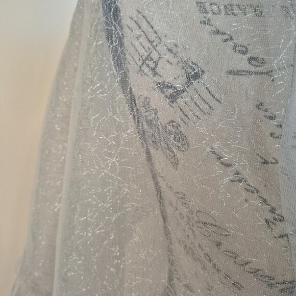 3/$25 silver infiniti scarf - Picture 4 of 9